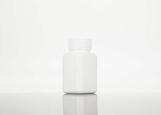 la médecine carrée en plastique vide du HDPE 100ml met rechargeable en bouteille