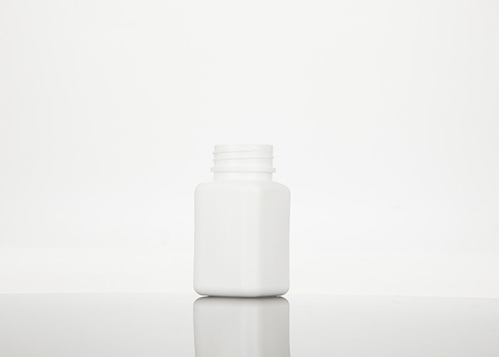 la médecine carrée en plastique vide du HDPE 100ml met rechargeable en bouteille