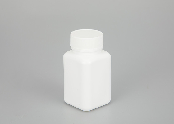 la médecine carrée en plastique vide du HDPE 100ml met rechargeable en bouteille