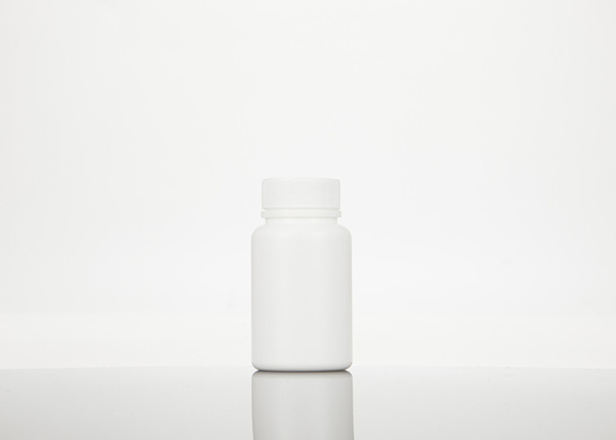 Bouteilles en plastique vides blanches de médecine avec le couvercle à visser 30ml 60ml 100ml