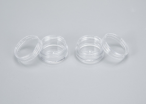 Pots crèmes cosmétiques ronds clairs avec le matériel du couvercle 10g 15g picoseconde