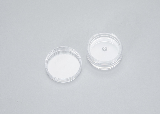 Pots crèmes cosmétiques ronds clairs avec le matériel du couvercle 10g 15g picoseconde