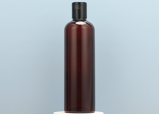 les bouteilles à bouchon vissable en plastique de la lotion 500ml voyagent bouteille de gel de douche de shampooing avec le chapeau de dessus de Filp