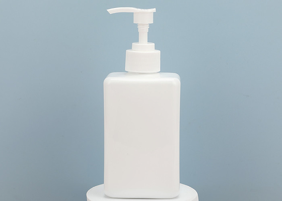 Bouteille privée d'air de pompe d'animal familier de lotion de conteneur de shampooing blanc fait sur commande en plastique de la compression 330ml