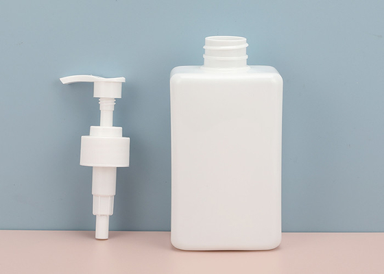 Bouteille privée d'air de pompe d'animal familier de lotion de conteneur de shampooing blanc fait sur commande en plastique de la compression 330ml