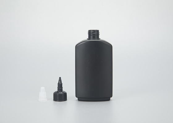 bouteille supérieure d'applicateur d'huile de chapeau de tatouage d'animal familier de noir de 60 120 ml d'encre de bouteille de torsion en plastique de compression