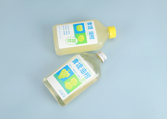 Bouteilles de thé au lait 250 ml 350 ml 300 ml 500 ml bouteilles de jus en plastique avec bouchon à vis