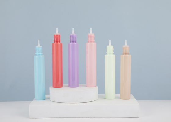 Bouteilles colorées de jus de vape de chapeau de bourreur de bouteille colorée d'E de bouteille liquide de 30ML