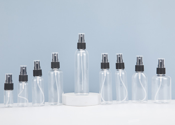 Bouteille de pulvérisation en plastique ronde de 100 ml pour animaux de compagnie pour usage quotidien et multifonctionnel