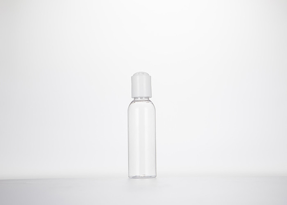 le plastique de rond de 0.5oz 1oz 2oz 3oz 4oz Cosmo met l'ANIMAL FAMILIER en bouteille clair avec le chapeau de disque de presse