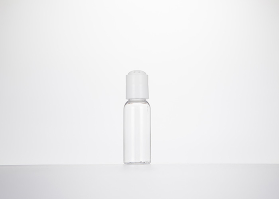 le plastique de rond de 0.5oz 1oz 2oz 3oz 4oz Cosmo met l'ANIMAL FAMILIER en bouteille clair avec le chapeau de disque de presse