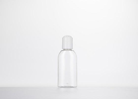 le plastique de rond de 0.5oz 1oz 2oz 3oz 4oz Cosmo met l'ANIMAL FAMILIER en bouteille clair avec le chapeau de disque de presse