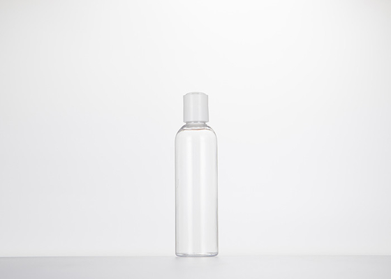 le plastique de rond de 0.5oz 1oz 2oz 3oz 4oz Cosmo met l'ANIMAL FAMILIER en bouteille clair avec le chapeau de disque de presse