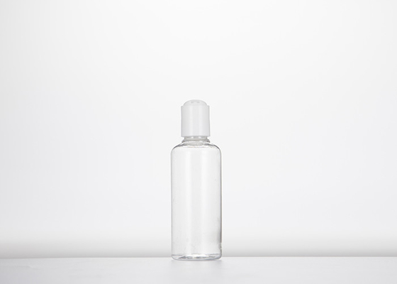le plastique de rond de 0.5oz 1oz 2oz 3oz 4oz Cosmo met l'ANIMAL FAMILIER en bouteille clair avec le chapeau de disque de presse