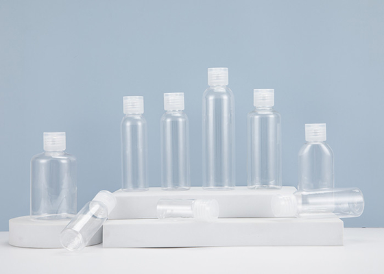 conteneur transparent de bouteille d'ANIMAL FAMILIER en plastique vide de 1oz 2oz 3oz 4oz avec Flip Cap