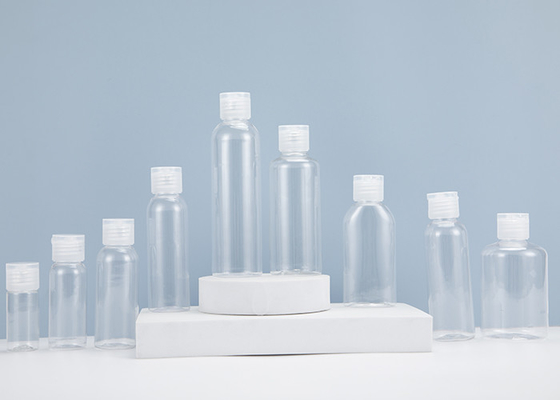 conteneur transparent de bouteille d'ANIMAL FAMILIER en plastique vide de 1oz 2oz 3oz 4oz avec Flip Cap