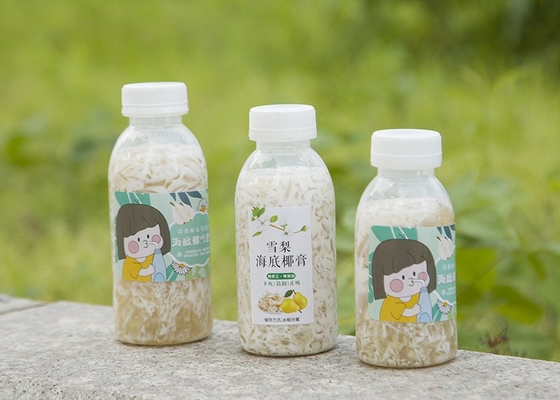 350ml pp traient les bouteilles en plastique de remplissage à chaud résistant à hautes températures de bouteilles de thé