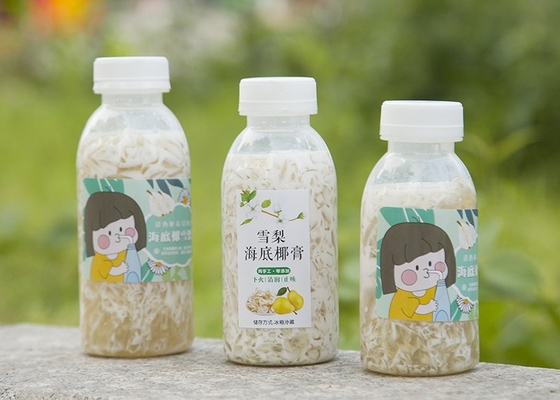 350ml pp traient les bouteilles en plastique de remplissage à chaud résistant à hautes températures de bouteilles de thé