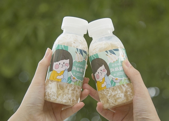 le thé de lait de soja de 400ml 14oz met la place en bouteille résistante à la chaleur Juice Bottle Juicy de plastique