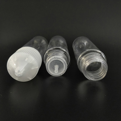 Bouteille en plastique noire transparente d'ANIMAL FAMILIER de catégorie comestible de bouteille de baisse vide compressible de 60ml