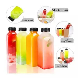 Impression personnalisée 500 ml PET bouteilles d'eau potable en plastique pour jus et boissons