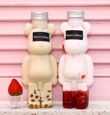 Bouteilles de thé au lait scellées en plastique durable
