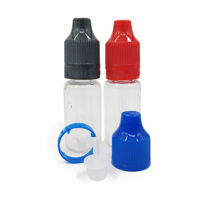 Bouteilles à goutte à goutte en plastique PET compressables de 10 ml/0,34 oz