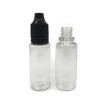 Bouteille en plastique transparente de 15 ml