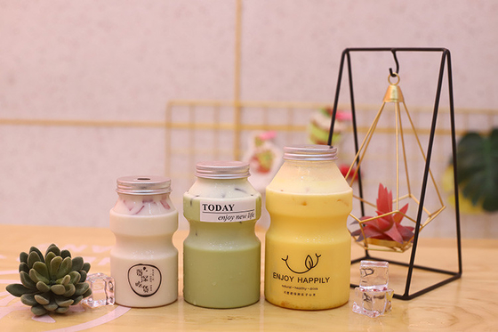 Solution d'emballage des bouteilles de thé au lait modernes pour les boissons de 0,5 kg