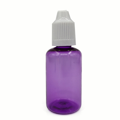 Bouteilles à goutte-à-goutte en plastique de 30 ml Bouteilles à goutte-à-goutte à liquide pour yeux compressables avec bouchon anti-fuite en plastique