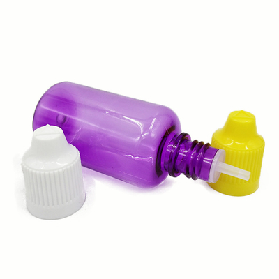 Bouteilles à goutte-à-goutte en plastique de 30 ml Bouteilles à goutte-à-goutte à liquide pour yeux compressables avec bouchon anti-fuite en plastique