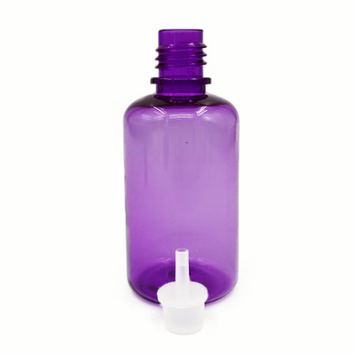 Bouteilles à goutte-à-goutte en plastique de 30 ml Bouteilles à goutte-à-goutte à liquide pour yeux compressables avec bouchon anti-fuite en plastique