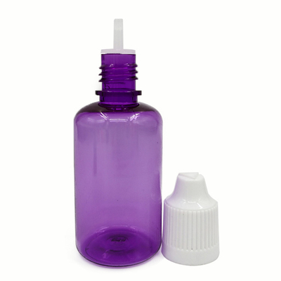 Bouteilles à goutte-à-goutte en plastique de 30 ml Bouteilles à goutte-à-goutte à liquide pour yeux compressables avec bouchon anti-fuite en plastique