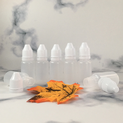 Bouteilles à gouttelette en plastique à bouchon à vis pour la distribution contrôlée