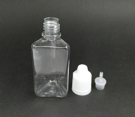 Bouteille en plastique de 30 ml en forme triangulaire PET avec pointe de gouttelette