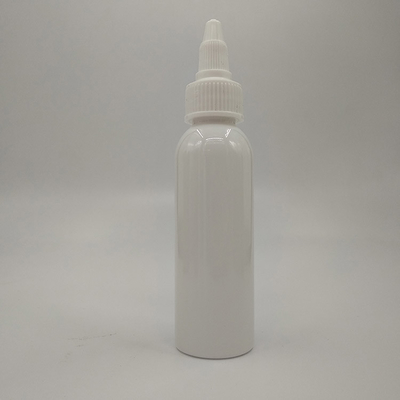 Capsules en plastique à filetage de 70 ml avec panneau d'étiquette personnalisable