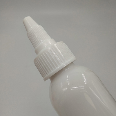 Capsules en plastique à filetage de 70 ml avec panneau d'étiquette personnalisable