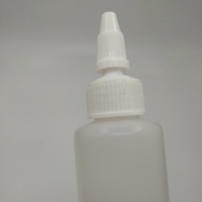 Capsules en plastique à filetage de 70 ml avec panneau d'étiquette personnalisable