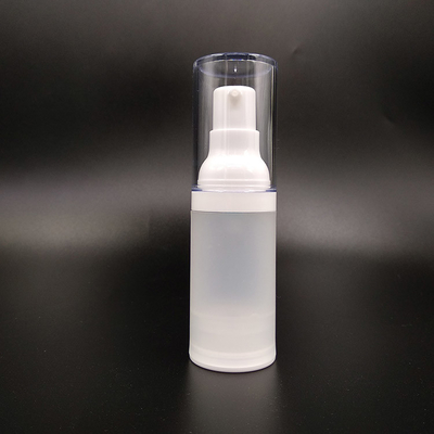 Récipients cosmétiques en plastique ronds de 30 ml distributeurs de liquides synthétiques à fermeture à volet