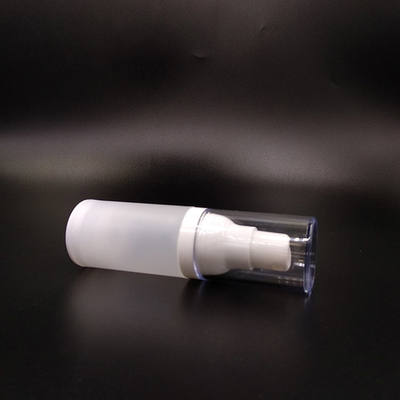 Récipients cosmétiques en plastique ronds de 30 ml distributeurs de liquides synthétiques à fermeture à volet