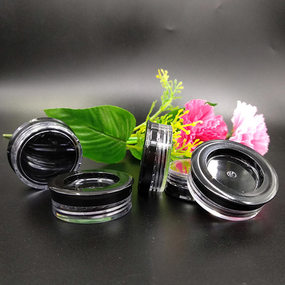 Impression personnalisée 60 ml pot cosmétique en plastique avec surface lisse