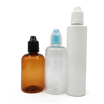 Ambre Collor Bouteilles en plastique de 60 ml