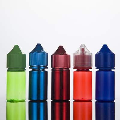Bouteille liquide PET E de 100 ml avec couleur d'impression personnalisée