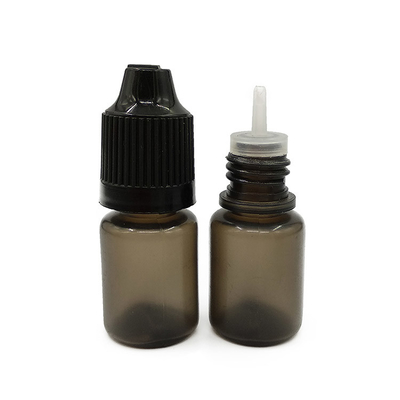 5 ml de compte-gouttes translucide pressable en PE