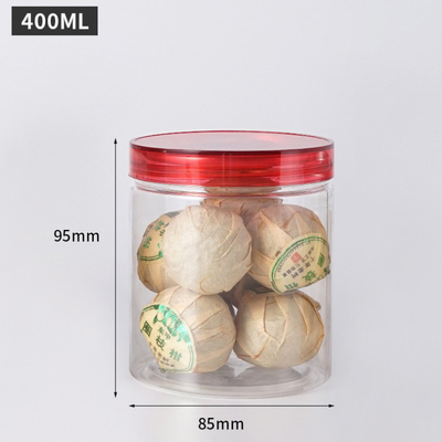 Bouteilles en plastique personnalisées avec un couvercle en plastique et un design personnalisé