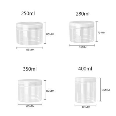 Des pots de stockage en plastique de 100 diamètres pour la personnalisation avec une conception étanche