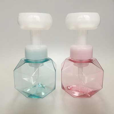 Bouteille de pompe en mousse à capuche en PP avec logo de timbre à chaud personnalisé et sérigraphie