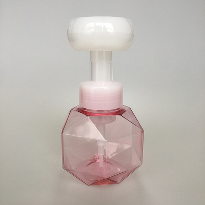 Bouteille blanche à mousse de 50 ml avec logo imprimé pour la surface de la main
