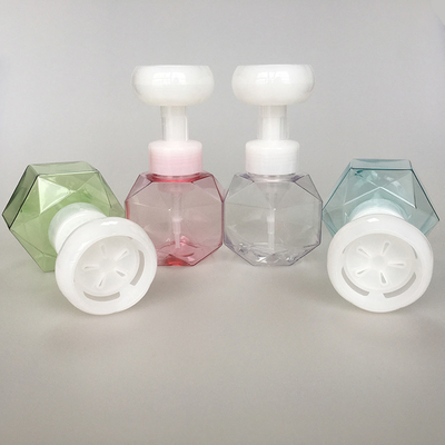 Bouteille blanche à mousse de 50 ml avec logo imprimé pour la surface de la main