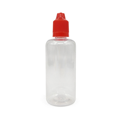 Bouteilles en plastique personnalisées de 60 ml avec un bouchon pointu